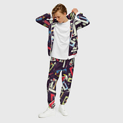 Костюм мужской Кассета 90-е, цвет: 3D-белый — фото 2