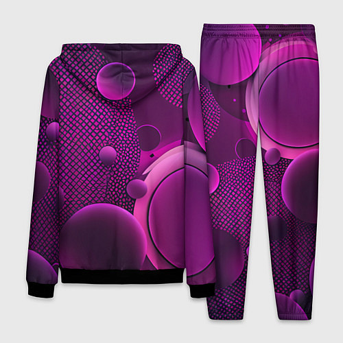 Мужской костюм Фиолетовые шары / 3D-Черный – фото 2