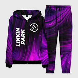 Костюм мужской Linkin Park violet plasma, цвет: 3D-черный