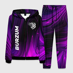 Костюм мужской Burzum violet plasma, цвет: 3D-черный