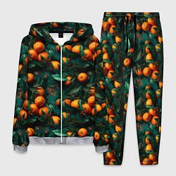 Костюм мужской Яркие апельсины, цвет: 3D-меланж
