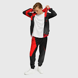 Костюм мужской Ауди - sportwear, цвет: 3D-красный — фото 2