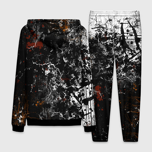 Мужской костюм Граффити абстрактный рисунок / 3D-Черный – фото 2