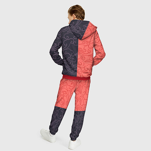 Мужской костюм Strey Kids x Anime / 3D-Красный – фото 4