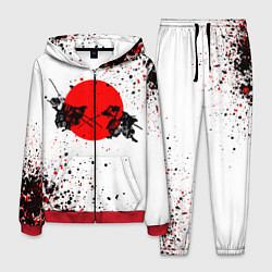 Костюм мужской Два самурая, цвет: 3D-красный