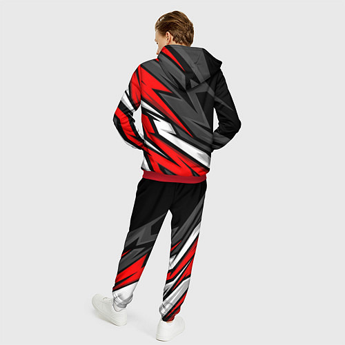 Мужской костюм Kawasaki - red uniform / 3D-Красный – фото 4