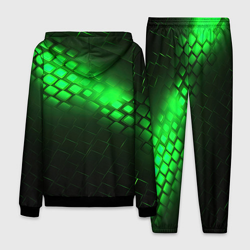 Мужской костюм Juventus green logo neon / 3D-Черный – фото 2