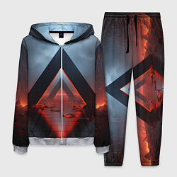 Костюм мужской Дорога абстракций, цвет: 3D-меланж