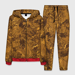 Костюм мужской Текстура золота, цвет: 3D-красный