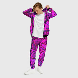 Костюм мужской Объемная розовая текстура, цвет: 3D-черный — фото 2