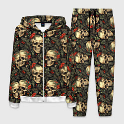 Мужской костюм Череп рябина шишки и хвойные ветки