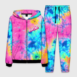 Костюм мужской Barbie - floral pattern - tie-dye, цвет: 3D-черный