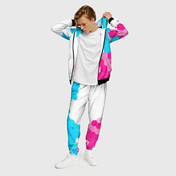 Костюм мужской SsangYong neon gradient style по-вертикали, цвет: 3D-черный — фото 2