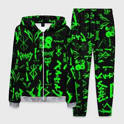 Костюм мужской Berserk neon green, цвет: 3D-меланж