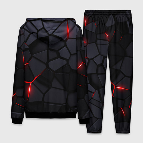 Мужской костюм Audi - плиты с эффектом свечения / 3D-Черный – фото 2