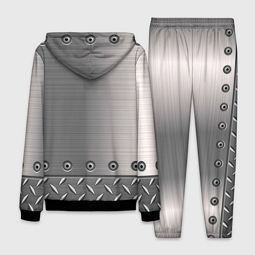 Мужской костюм Стальные листы / 3D-Черный – фото 2