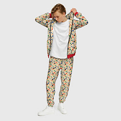 Костюм мужской Разноцветные ёлочные игрушки, цвет: 3D-красный — фото 2