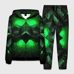 Мужской костюм Абстрактное царство зелени