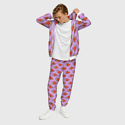 Костюм мужской Причудливые сердца, цвет: 3D-белый — фото 2