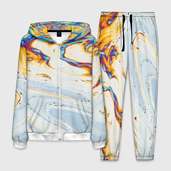 Костюм мужской Магия масляного отражения, цвет: 3D-белый