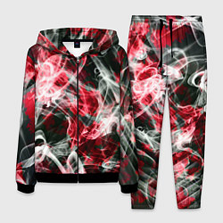 Костюм мужской Серые узоры дым, цвет: 3D-черный