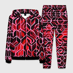 Мужской костюм Красный узор