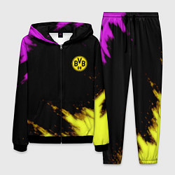 Костюм мужской Borussia Dortmund sport, цвет: 3D-черный