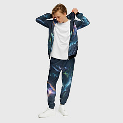 Костюм мужской Вид на землю с другой планеты, цвет: 3D-черный — фото 2