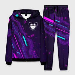Костюм мужской Poppy Playtime neon gaming, цвет: 3D-черный