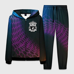 Костюм мужской Liverpool футбольная сетка, цвет: 3D-черный