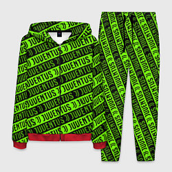 Костюм мужской Juventus green pattern sport, цвет: 3D-красный
