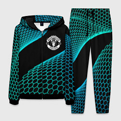 Костюм мужской Manchester United football net, цвет: 3D-черный