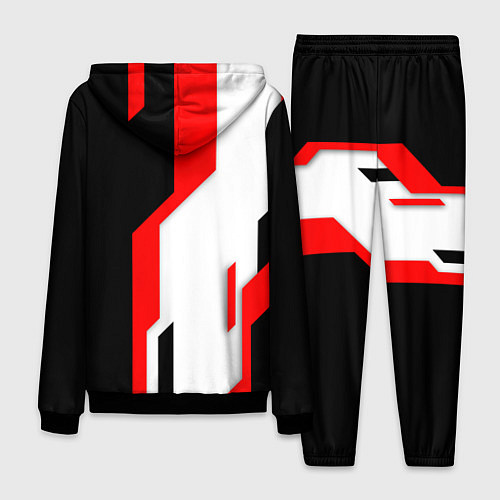 Мужской костюм Mitsubishi red uniform / 3D-Черный – фото 2