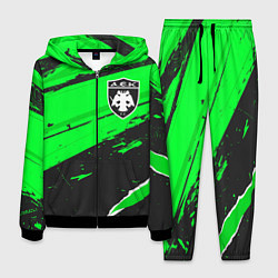 Костюм мужской AEK Athens sport green, цвет: 3D-черный