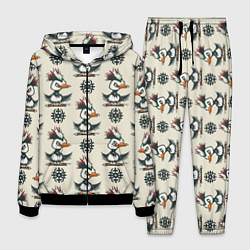 Костюм мужской Гусь взъерошенный и знак, цвет: 3D-черный