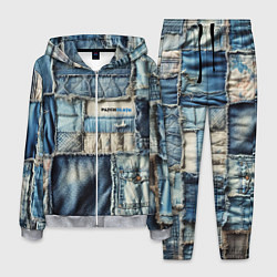 Костюм мужской Patchwork denim - vogue, цвет: 3D-меланж