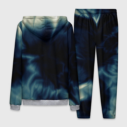 Мужской костюм Абстрактный тёмно-синий / 3D-Меланж – фото 2