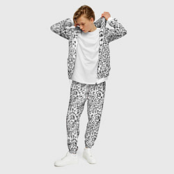 Костюм мужской Абстрактный узор из звезд, цвет: 3D-белый — фото 2