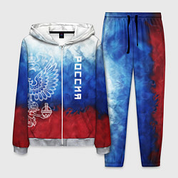 Костюм мужской Герб России и флаг, цвет: 3D-меланж