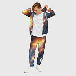 Костюм мужской Вселенная и планеты, цвет: 3D-белый — фото 2