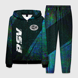 Костюм мужской PSV glitch blue, цвет: 3D-черный