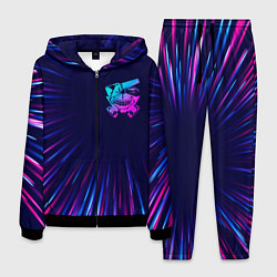 Костюм мужской Tokyo Ghoul neon blast lines, цвет: 3D-черный