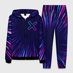 Костюм мужской A Silent Voice neon blast lines, цвет: 3D-черный
