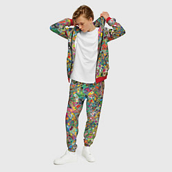 Костюм мужской Абстрактные пятна, цвет: 3D-красный — фото 2