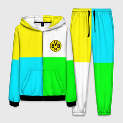 Костюм мужской Borussia color cport, цвет: 3D-черный