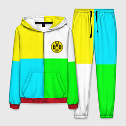 Костюм мужской Borussia color cport, цвет: 3D-красный