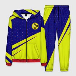 Костюм мужской Borussia logo geometry, цвет: 3D-красный