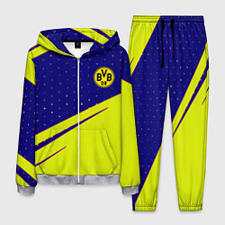 Костюм мужской Borussia logo geometry, цвет: 3D-меланж
