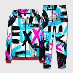 Костюм мужской Маска гопника, цвет: 3D-красный