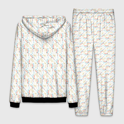 Мужской костюм Мужское и женское начало / 3D-Черный – фото 2